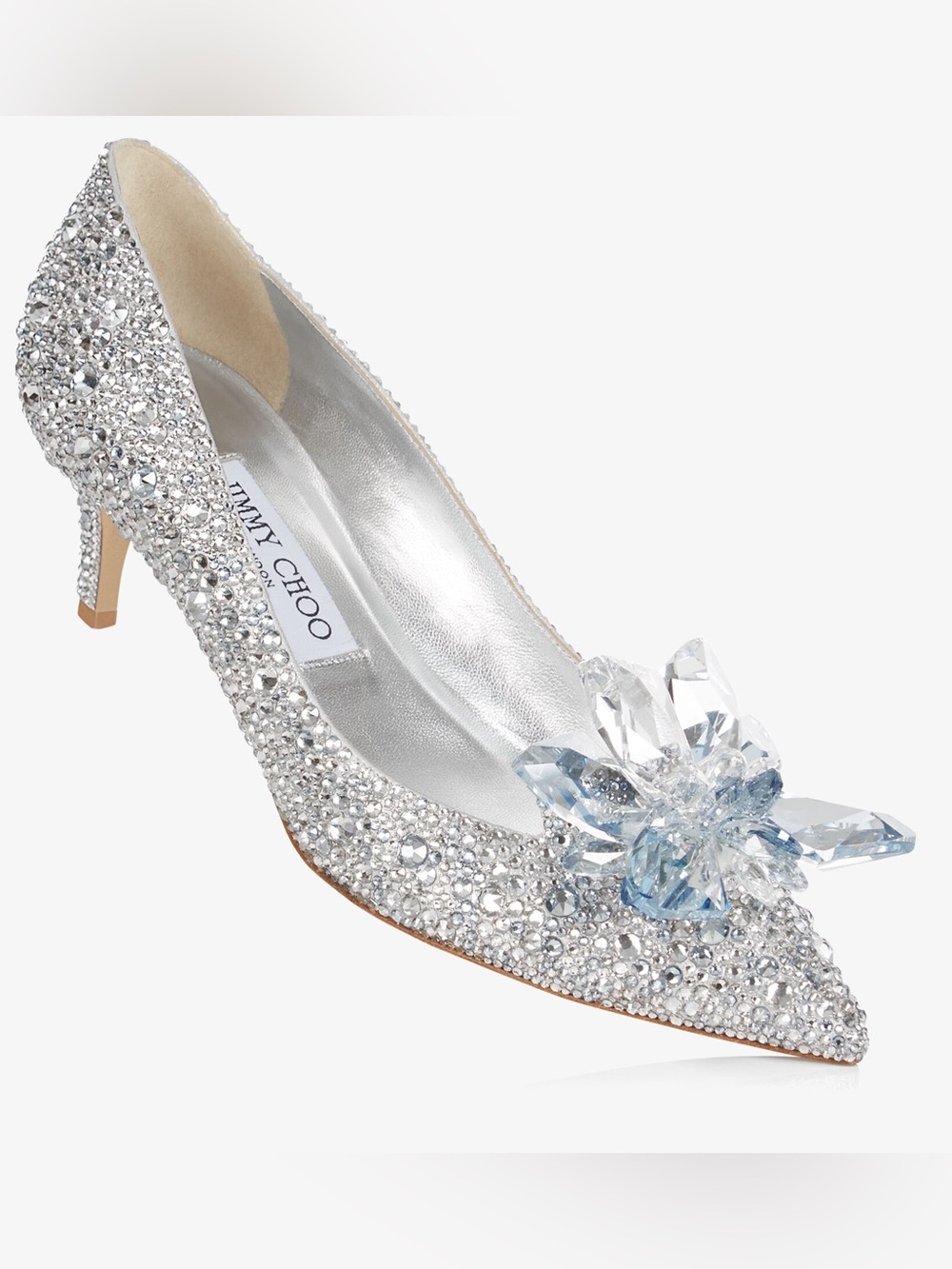 New Jimmy Choo Allure Crystal Covered Pointy Toe Pumps $4,900 38